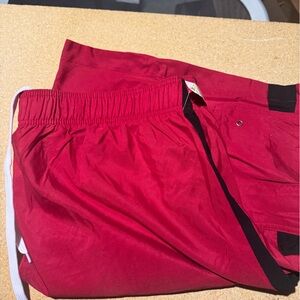 Men’s Red Swim Trunks